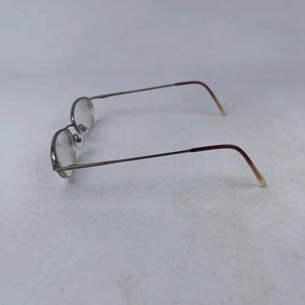 Chelsea Morgan CM 535 Women's Eyeglasses Frame Gold Metal Oval 47-20-135mm‎